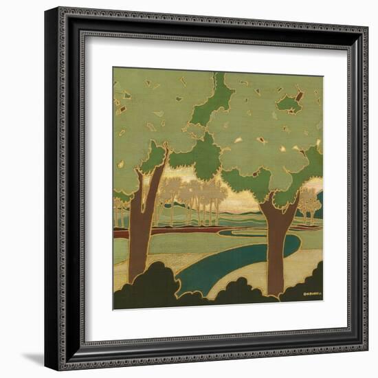 Arts and Crafts Landscape I-Wendy Russell-Framed Art Print