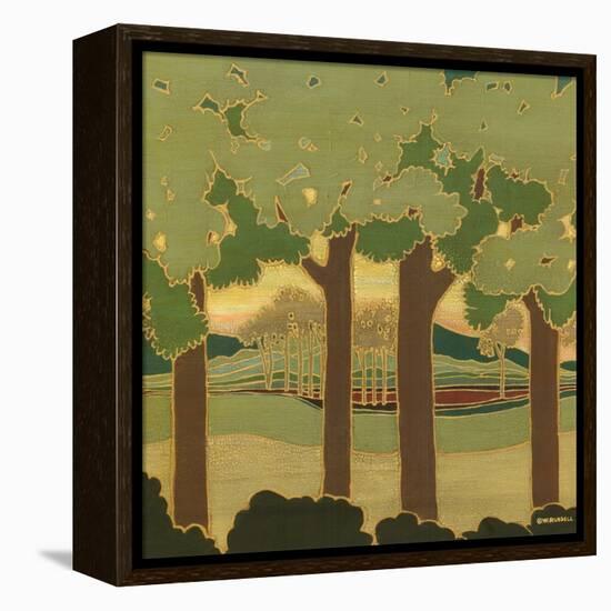 Arts and Crafts Landscape II-Wendy Russell-Framed Stretched Canvas