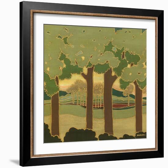 Arts and Crafts Landscape II-Wendy Russell-Framed Art Print