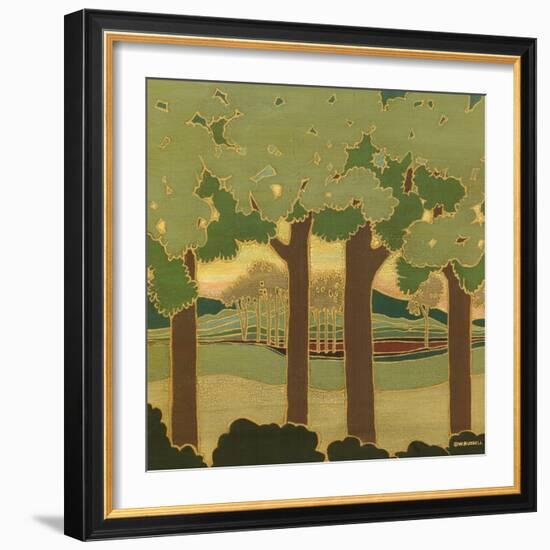 Arts and Crafts Landscape II-Wendy Russell-Framed Art Print