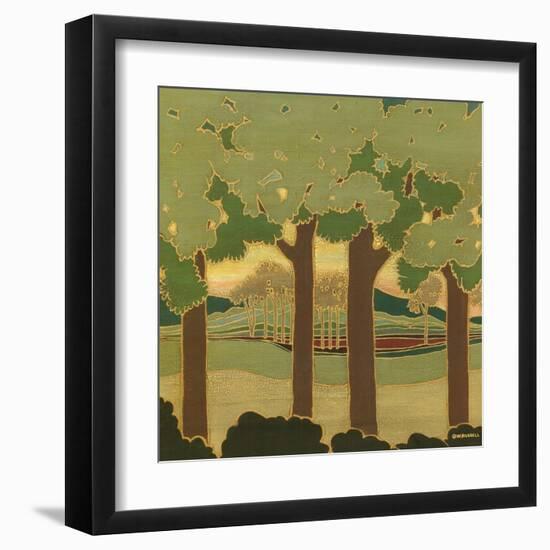 Arts and Crafts Landscape II-Wendy Russell-Framed Art Print