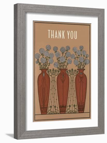 Arts and Crafts Thank You Card-null-Framed Art Print