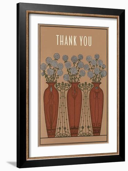 Arts and Crafts Thank You Card-null-Framed Art Print