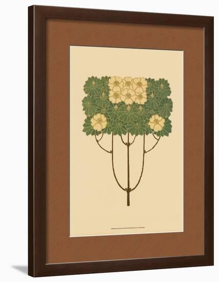 Arts and Crafts Tree I-null-Framed Art Print