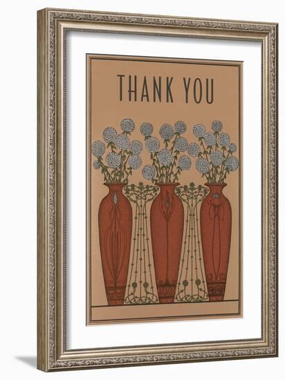 Arts and Crafts Vases-null-Framed Art Print
