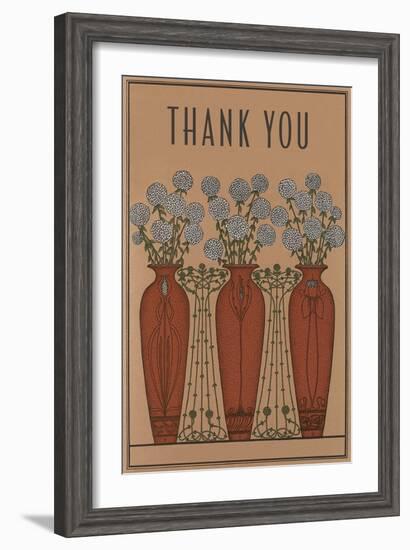 Arts and Crafts Vases-null-Framed Art Print