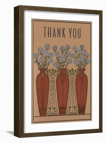 Arts and Crafts Vases-null-Framed Art Print