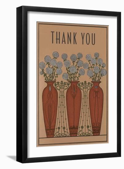 Arts and Crafts Vases-null-Framed Art Print