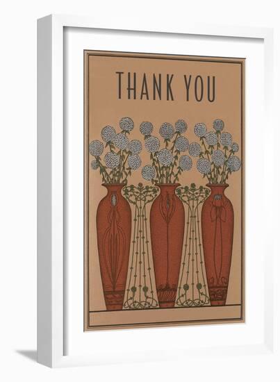 Arts and Crafts Vases--Framed Art Print