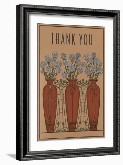 Arts and Crafts Vases-null-Framed Art Print