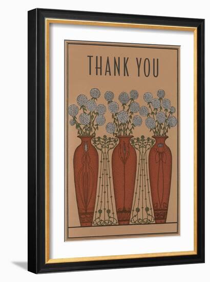 Arts and Crafts Vases-null-Framed Art Print