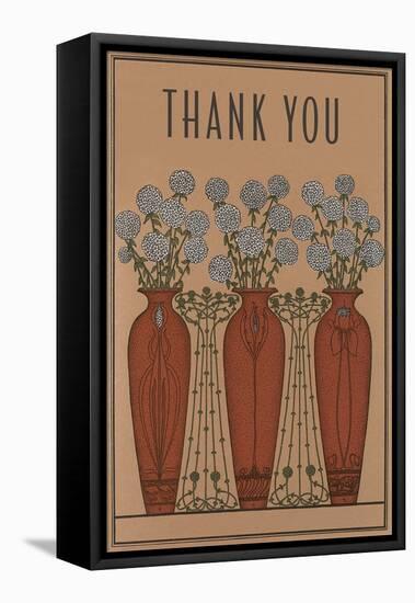 Arts and Crafts Vases-null-Framed Stretched Canvas