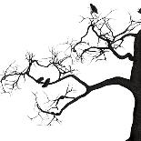 Crow Tree-artshock-Mounted Art Print