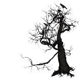 Crow Tree-artshock-Framed Art Print