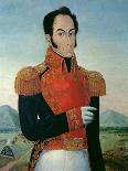 Simon Bolivar Honoring the Flag after Battle of Carabobo, June 24, 1821-Arturo Michelena-Giclee Print