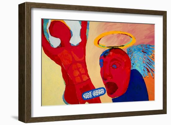 Artwork Depicting the Effects of the Drug Ecstasy-Paul Brown-Framed Photographic Print