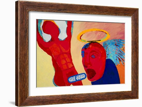 Artwork Depicting the Effects of the Drug Ecstasy-Paul Brown-Framed Photographic Print