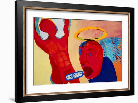 Artwork Depicting the Effects of the Drug Ecstasy-Paul Brown-Framed Photographic Print