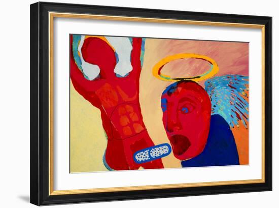 Artwork Depicting the Effects of the Drug Ecstasy-Paul Brown-Framed Photographic Print