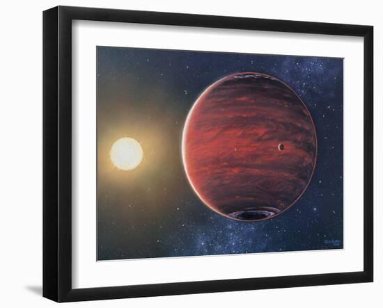 Artwork Depicting the Planet 51 Pegasi B & Its Sun-Chris Butler-Framed Photographic Print