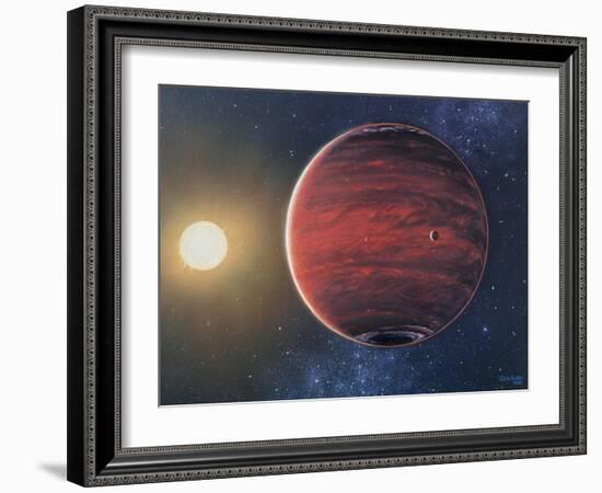 Artwork Depicting the Planet 51 Pegasi B & Its Sun-Chris Butler-Framed Photographic Print