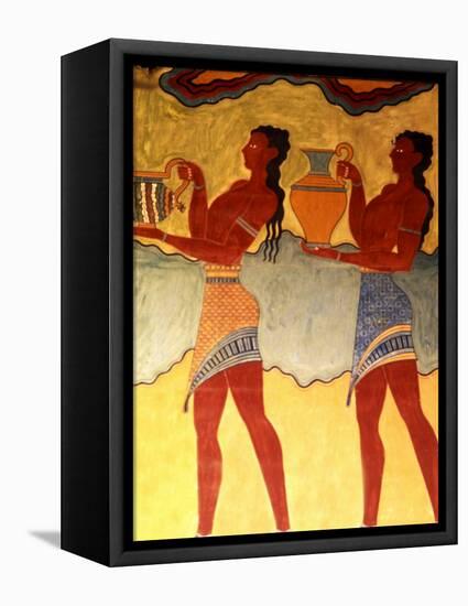 Artwork in Heraklion Knossos Palace, Greece-Bill Bachmann-Framed Premier Image Canvas