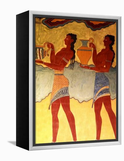 Artwork in Heraklion Knossos Palace, Greece-Bill Bachmann-Framed Premier Image Canvas