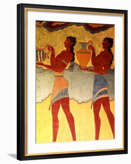 Artwork in Heraklion Knossos Palace, Greece-Bill Bachmann-Framed Photographic Print