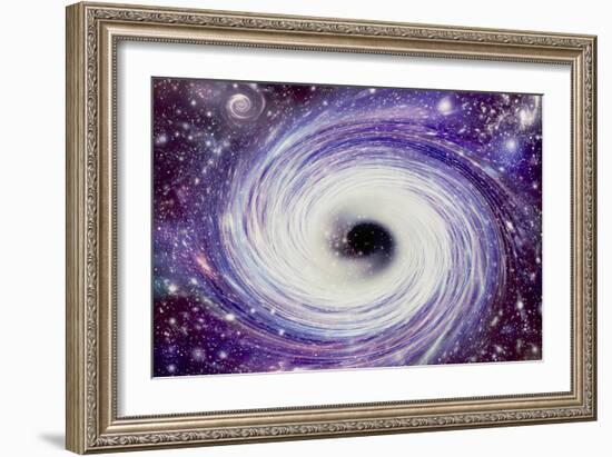 Artwork of a Black Hole-Mehau Kulyk-Framed Photographic Print