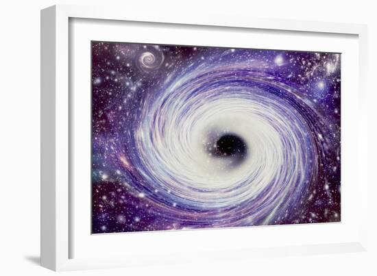 Artwork of a Black Hole-Mehau Kulyk-Framed Photographic Print
