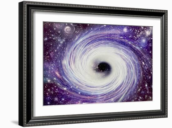 Artwork of a Black Hole-Mehau Kulyk-Framed Photographic Print