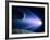 Artwork of a Comet Passing Earth-Joe Tucciarone-Framed Photographic Print