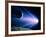 Artwork of a Comet Passing Earth-Joe Tucciarone-Framed Photographic Print