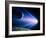 Artwork of a Comet Passing Earth-Joe Tucciarone-Framed Photographic Print