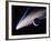 Artwork of a Comet Passing the Earth-Joe Tucciarone-Framed Photographic Print