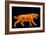 Artwork of a Sabre-toothed Cat (Smilodon Sp.)-Joe Tucciarone-Framed Photographic Print