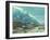 Artwork of a Tsunami Destroying a Small Harbour-Chris Butler-Framed Photographic Print