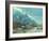 Artwork of a Tsunami Destroying a Small Harbour-Chris Butler-Framed Photographic Print