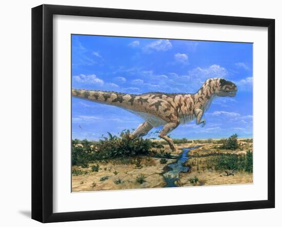 Artwork of a Tyrannosaurus Rex Dinosaur-Chris Butler-Framed Photographic Print