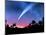 Artwork of Comet Hale-Bopp Over a Tree Landscape-Chris Butler-Mounted Photographic Print