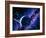 Artwork of Comets Passing the Earth-Joe Tucciarone-Framed Photographic Print