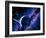 Artwork of Comets Passing the Earth-Joe Tucciarone-Framed Photographic Print