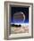 Artwork of Europa's Surface with Jupiter In Sky-Julian Baum-Framed Photographic Print