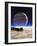 Artwork of Europa's Surface with Jupiter In Sky-Julian Baum-Framed Photographic Print