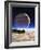 Artwork of Europa's Surface with Jupiter In Sky-Julian Baum-Framed Photographic Print