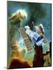 Artwork of Hubble Space Telescope And Eagle Nebula-David Ducros-Mounted Photographic Print