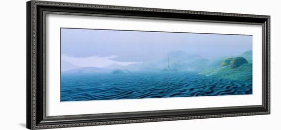 Artwork of Mars' Surface After Terraforming-Julian Baum-Framed Photographic Print