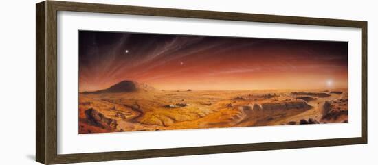 Artwork of Mars Surface Panoroma-Chris Butler-Framed Photographic Print