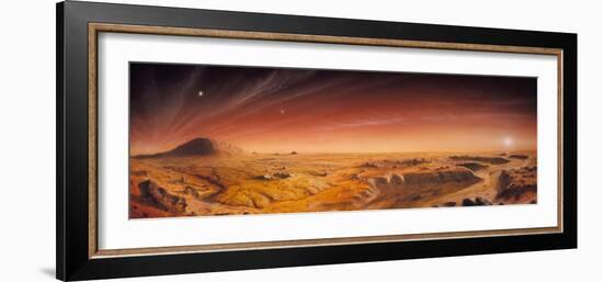 Artwork of Mars Surface Panoroma-Chris Butler-Framed Photographic Print