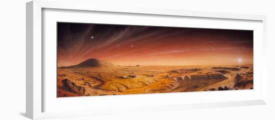 Artwork of Mars Surface Panoroma-Chris Butler-Framed Photographic Print